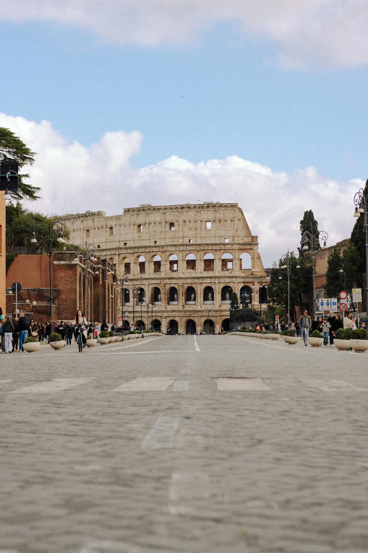 Street near the Colosseum in Rome