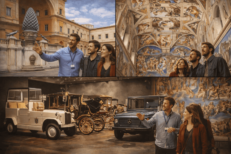 Carriage Pavilion, Vatican Museums & Sistine Chapel